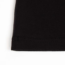 Футболка поло женская MINAKU: Basic line, чёрная, размер 44