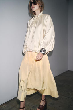 ZW COLLECTION MIDI SKIRT - Zara фото 19