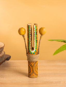 Сувенирный музыкальный инструмент Тек тек бамбук, 20х10х4 см