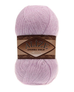 Ангора голд сим (Angora gold sim) пряжа Alize 20%шерсть 5%метанит 75%акрил 5х100г/500м фото 13
