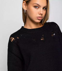 Джемпер #КТ802 (8), чёрный