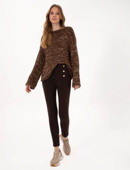 Kahverengi Comfort Fit Kazak - Pierre cardin фото 4