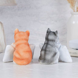 Фигурка Кошечка на подушке 10х10 см / CW421-23 /уп 72/ - Галеонтрейд фото 4