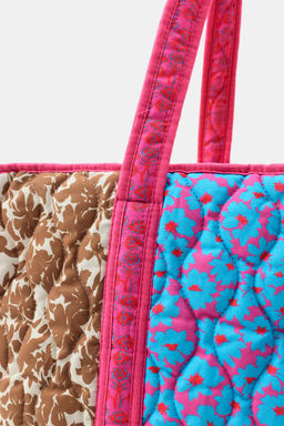 BOLSA ACOLCHADA ESTAMPADO PATCHWORK / ?nico - Zara фото 6