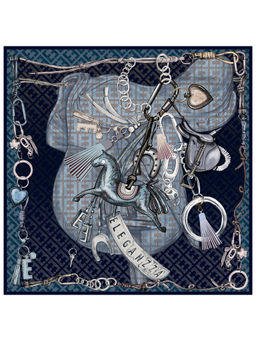 Платок жен. шерсть+шелк 110х110 JG43-8529-12