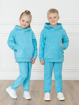 Костюм детский флисовый бирюза 7043г(ш) (116, 60)