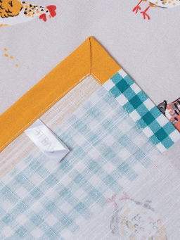 Скатерть пасхальная, Этель Chicken Ranch 220х147 см, 100% хлопок, репс 210 г/м2