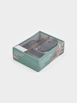 Набор для ванной «Капель», 3 предмета, дозатор для мыла, стакан, мыльница