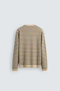 STRIPED WOOL - CASHMERE JUMPER - Zara фото 8