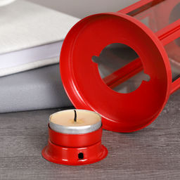 Подсвечник 15 см / L-732 / WL-732/уп 12/48/ (Голубой)