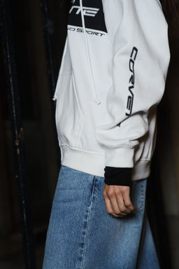 Chaqueta sudadera oversize con motivo estampado - H&m фото 4