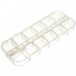 Цена за 12 шт. Таблетница - органайзер 12 ячеек "VOSTOKDOM", цвет как на фото, 13*5*1.5см