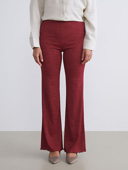 Beli Lastikli Dokulu Kad?n Pantolon