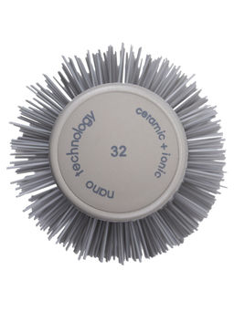 Kristaller Термобрашинг для укладки волос / Ceramic + Ionic TG-X27/32, 32 мм, серый