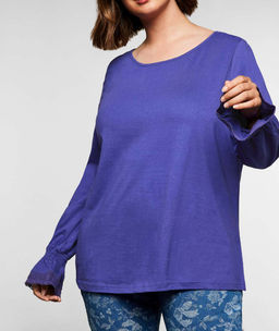 Блузка, фиолетовая - Sheego фото 5