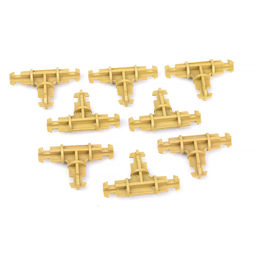 Хоккейный набор с мини воротами для игры дома и на улице. Комплект: 2 клюшки, 4 ворот, 2 мяча, шайба. съемные