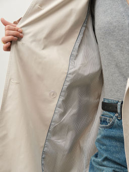 Плащ женский 1-51010-9711 молочный