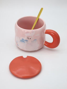 Кружка Hare in the clouds, orange (450 ml)