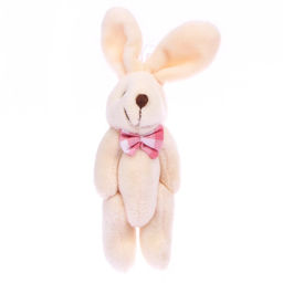 Мягкая игрушка «Кролик с бантом», на подвеске, виды МИКС