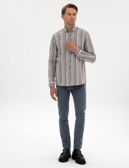 Vizon Regular Fit Uzun Kollu G_mlek