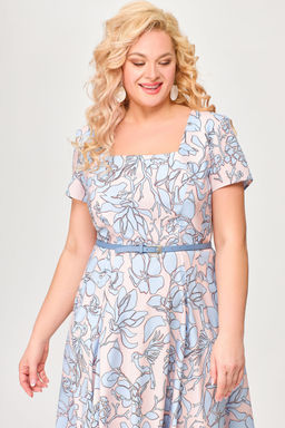 Блуза Swallow 803.2 черный+серебряный узор фото 843