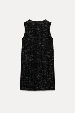 SHORT TEXTURED DRESS WITH TIE - Zara фото 5