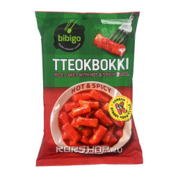Ттокпокки с острым соусом в мягкой упаковке Bibigo, Корея, 360 г Акция