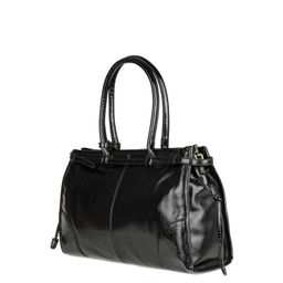 80815-1 black, Женская кожаная сумка, Barcelo Biagi