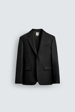 WOOL BLEND TEXTURED SUIT BLAZER - Zara фото 7