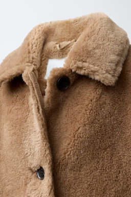 FAUX FUR COAT - Zara фото 5