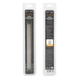 Спицы Alpina чулочные 5-ти компл. SIL-05 сталь d 3.0 мм 20 см
