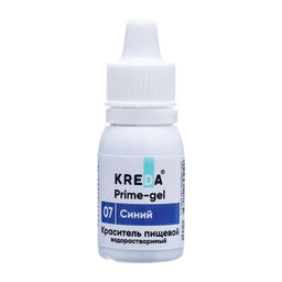 Цена за 2 шт. Краситель пищевой Prime-gel, водорастворимый, синий, 10 мл