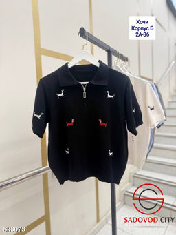 Футболка женская с таксами - Bruno фото 3