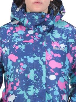 W1608-2 BLUE PRINT Куртка горнолыжная женская ERUITOR (100 гр. холлофайбера) - Fashion фото 3