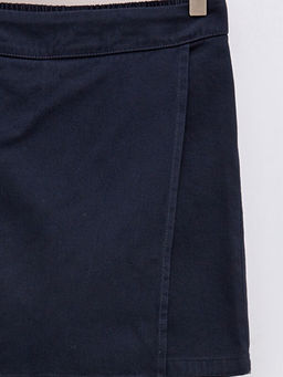 Beli Lastikli Basic Pamuklu K?z ?ocuk ?ort Etek