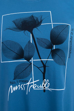 Арт. 3674 Футболка женская 46-56 (6 шт) Цвет:джинс - Калинка фото 5