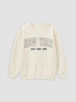 New York Bask?l? Erkek ?ocuk Sweatshirt