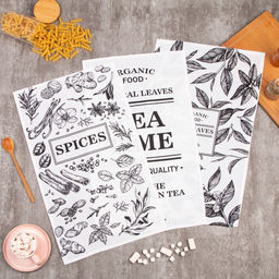 Набор кухонных полотенец «Доляна» Organic food, 35×60 см-3 шт., 100% хлопок