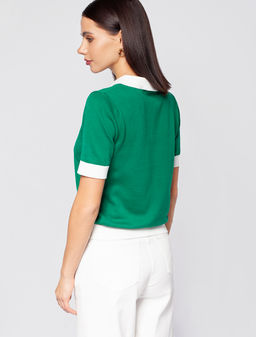 VILATTE / Джемпер тонкой вязки из вискозы  фото 5