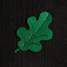 Рукавица для бани с аппликацией «Дубовый лист», полиэфир, чёрный,