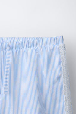 6-14 A?OS/ PIJAMA OSITO RAYAS / Azul - Zara фото 8