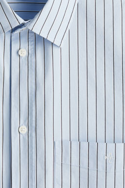 Camisa de popelina Loose Fit - H&m фото 7
