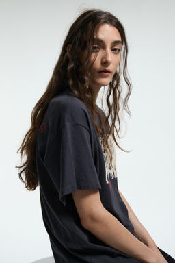 Camiseta oversize con motivo estampado - H&m фото 6
