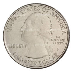 Монета 25 центов (1/4 доллара) 2020 года P США Национальные парки  №55 Национальный заповедник Толлграсс-Прери