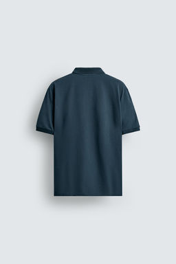 TEXTURED PIQU_ POLO SHIRT - Zara фото 7