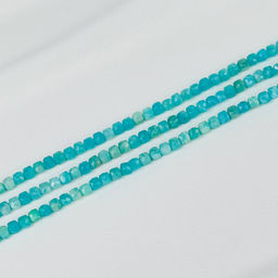 Бусины для украшений из Амазонита (78 бусин) 39 см
