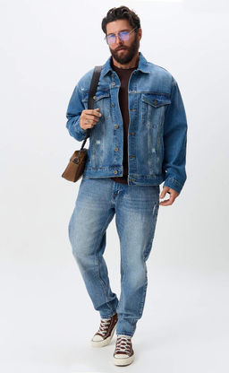 Куртка джинс P611-1285 l.blue - Primm фото 8