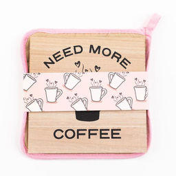 Набор кухонный Coffee прихватка, подставка под горячее - Доляна фото 7