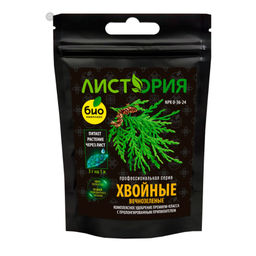 Компл.мин. удобр. "Листория" Хвойные вечнозеленые 30г "БИО-комплекс"