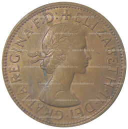 Монета 1 пенни 1964 года Австралия